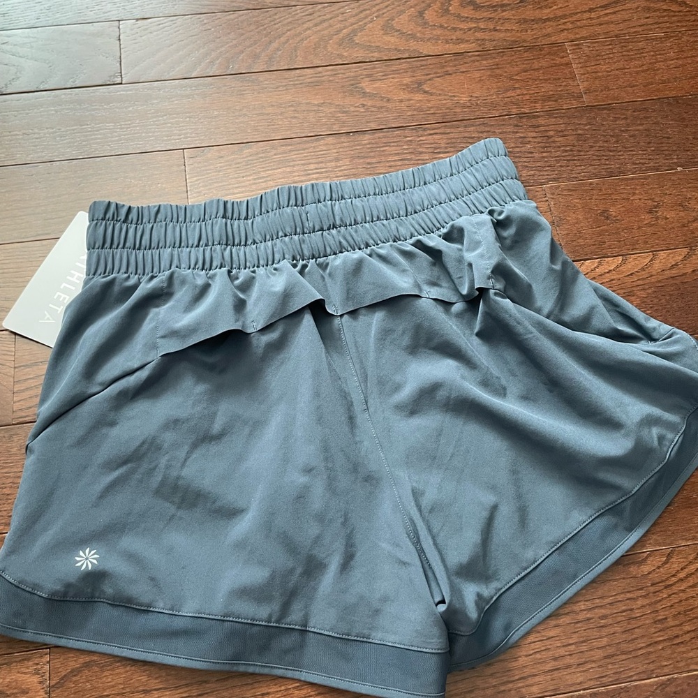 Athleta Women's Athletic Shorts in Slate Blue - Picture 5 of 5